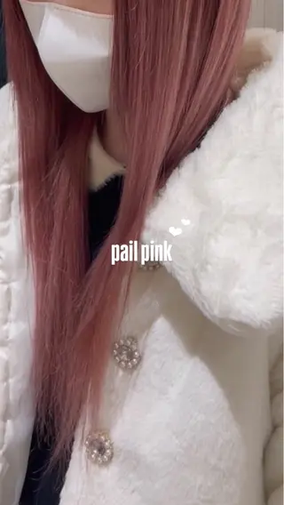 ロング カラー 💖大人韓国ヘア💖 韓国艶カラー【銀座】のヘアスタイル