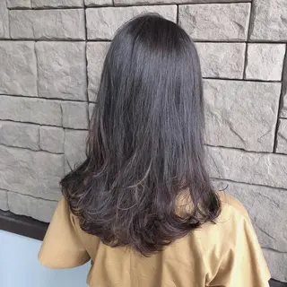 ロング カラー パーマ 店長/mao/ 前髪/顔周りカットのヘアスタイル