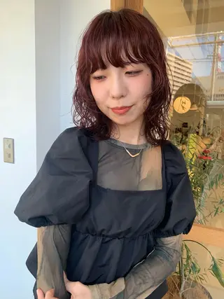 ミディアム HI所属・髙橋 涼香のヘアスタイル