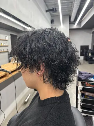 ミディアム パーマ メンズ メンズ支持率NO.1 マサキのヘアスタイル