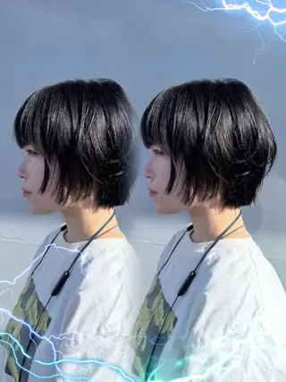 ショート 佐藤 茉凜のヘアスタイル