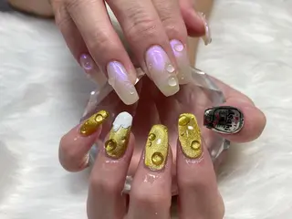 セミロング ネイル nail yukkoのネイルデザイン