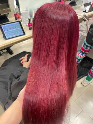 ロング カラー パーマ ヘアアレンジ 🍒KIKUCHI KANAE🍒のヘアスタイル