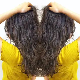 セミロング カラー パーマ エリア人気No.1 美容室Ash西船橋のヘアスタイル