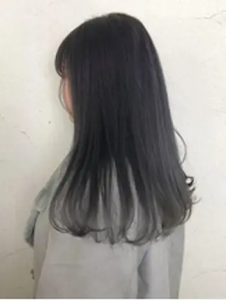 ミディアム 縮毛矯正 髪質改善　鈴木のヘアスタイル