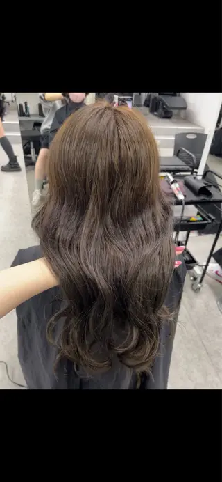 カラー ベージュ・ラベンダー カラー🎀りりのヘアスタイル