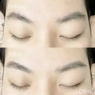 メンズ アイブロウ LOBAL アイラッシュのマツエク・マツパデザイン