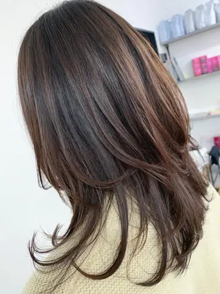 セミロング 🥇近藤 恭輔🥇 Recharme新保のヘアスタイル