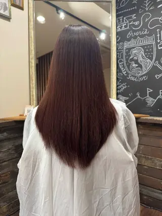 ロング タン ユカのヘアスタイル
