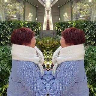 ショート カラー レイヤー/ボブ/ ミニボブ/AOIのヘアスタイル