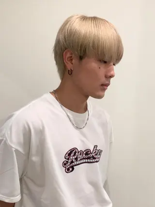 ショート メンズ 落合希 Olivebeigeのヘアスタイル