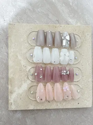 ネイル Belle まえだ ⋆. 𐙚 ⌒♡。.のネイルデザイン