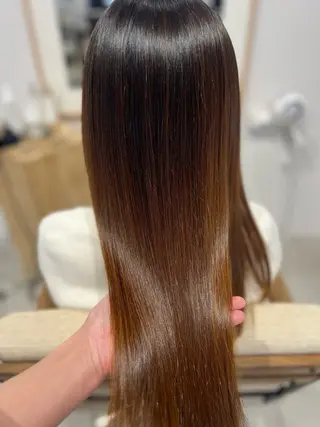 ミディアム パーマ 🫧艶髪/透明感色 🫧河原町💛MOEのヘアスタイル