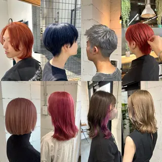 カラー やりすぎないパーマ ニュアンスパーマのヘアスタイル