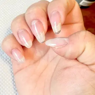 ネイル ❁miju nail 大人上品/自爪育成のネイルデザイン