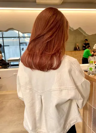 ミディアム カラー レイヤー/柔色 カラー/SAkiのヘアスタイル