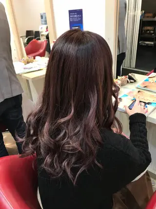 ロング カラー 渋谷宮益坂 omoのヘアスタイル