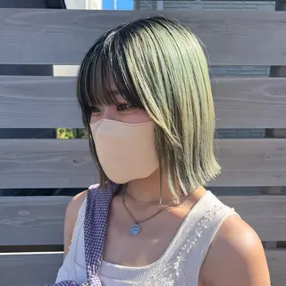 ミディアム カラー カラー/韓国レイヤー /ブリーチ/hinaのヘアスタイル