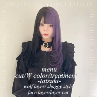 ロング カラー 🫧ハイトーン特化 🐺矢島タツキ🐺のヘアスタイル