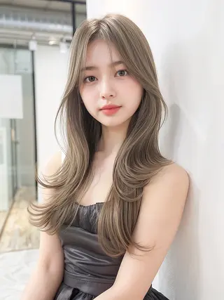 ロング cocoluana(ココルアナ)所属・韓国風ヘア専門 🇰🇷Noaのヘアスタイル