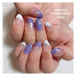 ミディアム ネイル 👑enen style👑のネイルデザイン