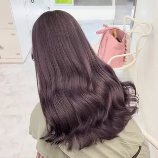 ミディアム カラー 🎀🧁ダメージレス 艶髪カラー🧁🎀のヘアスタイル