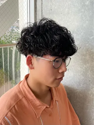 パーマ メンズ メンズモテパーマ💙 fuwaのヘアスタイル
