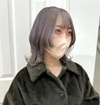 ミディアム カラー パーマ ヘアアレンジ メンズ ササキカズマ〻透明感 〻色落ち〻赤み消しのヘアスタイル