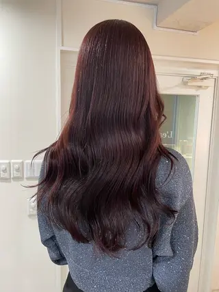 ロング カラー ブリーチ無し透明感 カラー🎀rencaのヘアスタイル