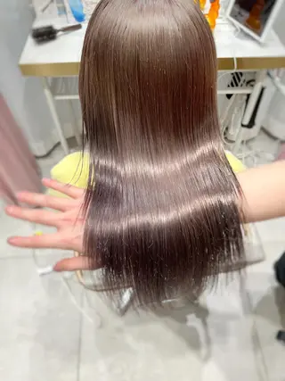 ミディアム カラー ヘアアレンジ レイヤー専門家 ダブルカラー修のヘアスタイル