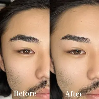 メンズ アイブロウ Misato Takeuchiのマツエク・マツパデザイン