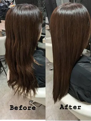 ロング ベージュ＊Spica 【ミルクティー】のヘアスタイル