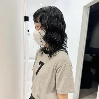 ミディアム パーマ gotoday shaire salon 神戸三宮所属・ショート/パーマ/ MIOのヘアスタイル