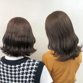 ロング カラー 暖色🩷透明感カラー ♡Maika♡のヘアスタイル