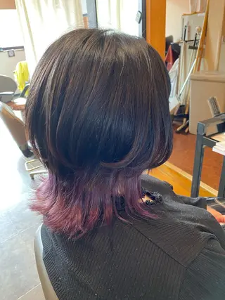 ミディアム marron 加瀬のヘアスタイル