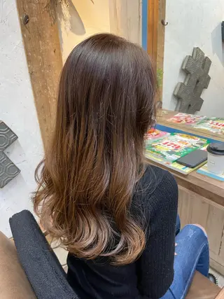 ミディアム 山本 陸央のヘアスタイル