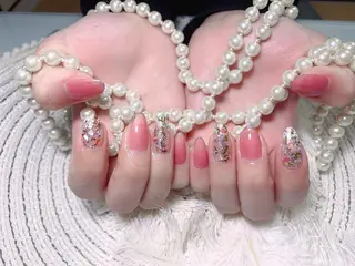 ネイル ネイルサロンAiri 長さ出し·シンプルのネイルデザイン