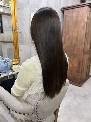 セミロング カラー LITTY&M.O.Dshibuya所属・レイヤー/髪質改善 /山永圭介のヘアスタイル