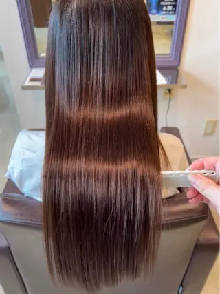 ロング シャンプーボーイセントラル所属・ミウラフウキ 髪質改善のヘアスタイル