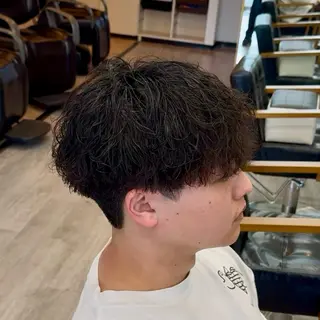 ショート パーマ メンズ GROOM men's hair所属・メンズカット/パーマ 川崎　智大のヘアスタイル