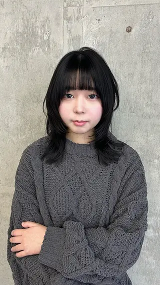 ミディアム SOYON 名駅2号店所属・髪質改善カラー🦋 レイヤー/ナカネのヘアスタイル