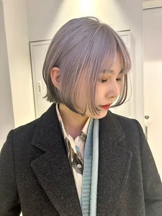 ミディアム カラー KENSHIRO ICONのヘアスタイル