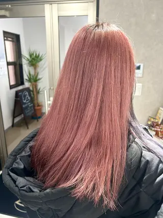 セミロング カラー 🫧高鹿汰一髪質改善 /白髪ぼかし🫧のヘアスタイル