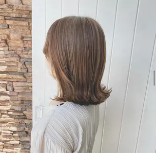 ミディアム カラー 美髪✨艶髪✨髪質改善 カラー特化❣大石優奈のヘアスタイル