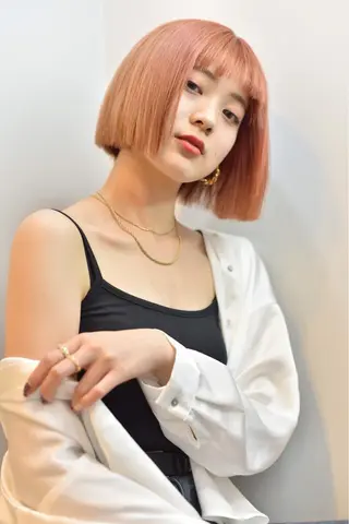 ミディアム to youハイライトのヘアスタイル