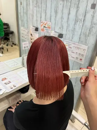 ミディアム 【髪質改善カラー】 あむ·. ⟡ 🖤のヘアスタイル