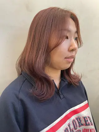 ミディアム カラー 高山🐬髪質改善 池袋で縮毛矯正のヘアスタイル