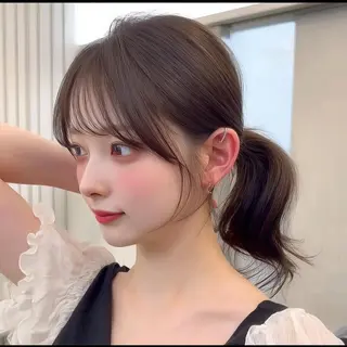 ミディアム 野間 ひなののヘアスタイル