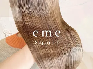セミロング カラー ⭐️髪質改善ヘア エステeme札幌⭐️のヘアスタイル