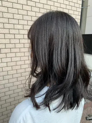 ミディアム カラー 透明感カラー/ ダブルカラー /ソラのヘアスタイル